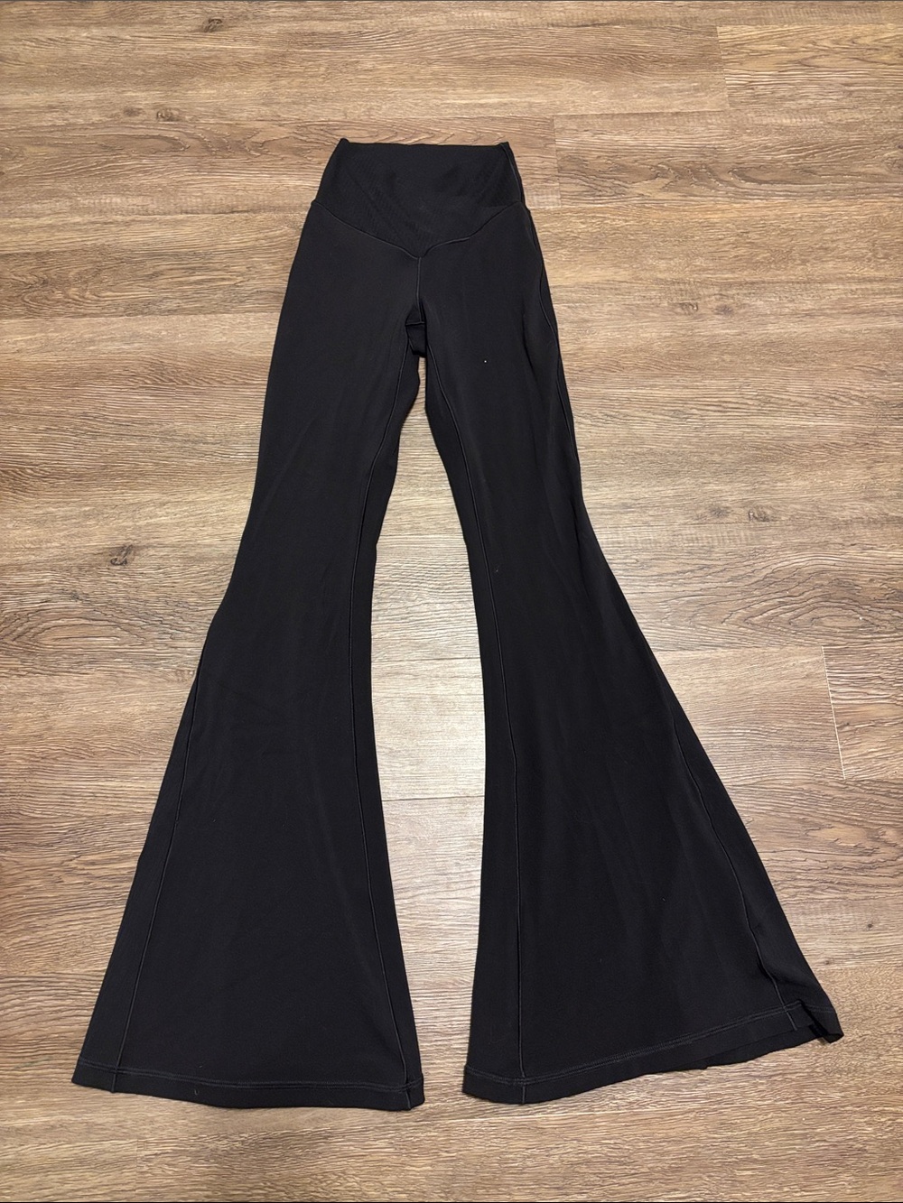 aerie high waisted super flare crossover legging